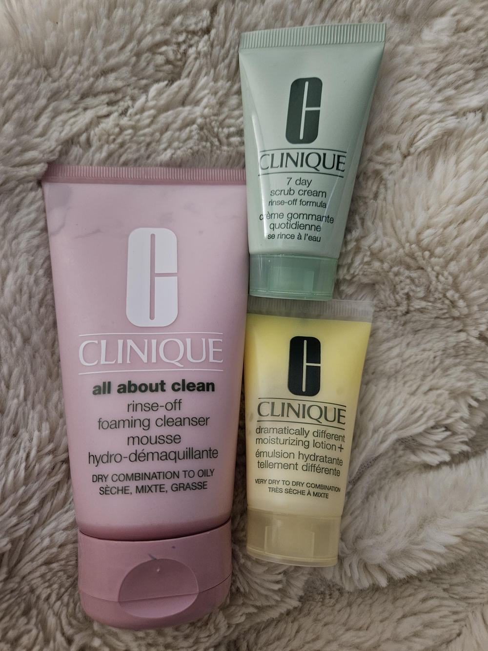 Clinque All about Clean Cleanser Full Size with Travel 7 day Scrub Dramatically